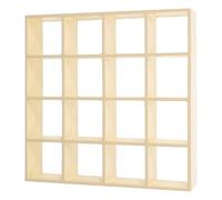CORHAD 12 Blanc Ivoire, Étagère Décorative pour Maison de Poupée, Accessoire Miniature pour Bricolage DIY et Décoration D’intérieur