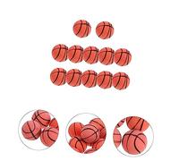 CORHAD 12 pièces Ballon Basket Caoutchouc Souple Garçon Fille Stress Accessoire Jeu Extérieur Educatif