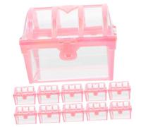 CORHAD 12 Pièces Boîtes à Bonbons Coffret Trésor Boîtes Cadeau Transparentes pour Mariage Fête Stockage Sucre Perlé