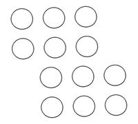 CORHAD 12 pièces Bracelets Silicone Noir Souple Lot de Bracelets de Mode pour Sport et Fête