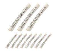 CORHAD 15 Rouleaux de parchemin casher Mezouza - Bénédiction juive pour la Maison, décoration hébraïque pour Les Portes - Rouleaux de parchemin, Anneau argenté