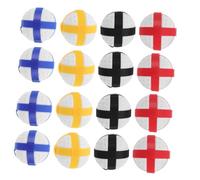 CORHAD 16 pièces Jeu de Fléchettes Balle Scratch pour Garçon Fille Balles Collantes Colorées pour Cible Tissu Jeu Intérieur et Extérieur Amusant pour Fête et Coopération