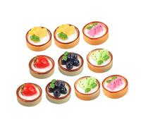 CORHAD 18 pcs Miniature Simulation Cake Model Set Artificial Dessert Props for Dollhouse Decoration and DIY Crafts Realistic Fake Pastry for Photography and Pretend Play