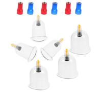 CORHAD 1ensemble Kit de Ventouses de Massage à Vide Transparentes pour Dos les Épaules Jambes de Grandes Petites Têtes Magnétiques pour Thérapie Aspiration Musculaire et Amélioration