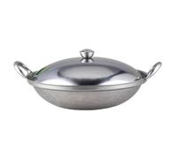 CORHAD 1ensemble Pot à Alcool Acier Inoxydable avec Couvercle pour Cuisson Hot-pot Support de Cuisson et Stable pour Cuisine