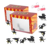 CORHAD 2 Ensembles Kit Créatif Théâtre Marionnettes Garçon Fille DIY Jeu d'Ombres Éducatif Interactif pour Activités Ludiques et Développement Créativité Garçon Fille