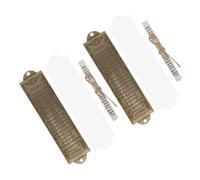 CORHAD 2 Ensembles Plaques Mezuzah Métal Vintage Décor Maison Religieux Sanctification Protection Porte