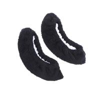 CORHAD 2 Paires Protège-Patins à Glace Garçon Fille Élastiques avec Doublure Éponge Absorbante Protège-Lames pour Hockey et Patinage Artistique S Noir Lot
