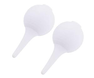 CORHAD 2 Pcs Ampoules Auriculaires en Pvc Blanc 30 Ml pour Nettoyage des Oreilles Fonction D'introduction de Liquide et Aspiration Douce