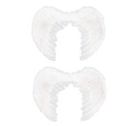 CORHAD 2 pièces Ailes Ange Blanches Garçon Fille Costume Léger Cosplay Accessoires pour Fête Garçon Fille Ans Adorable et Confortable