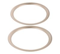 CORHAD 2 Pièces Anneaux de Cadre de Haut-parleur 8 Pouces en Plastique, Couleur Dorée, Simple Installation, pour Subwoofer et Speaker, pour Salon ou Installation Audio Voiture