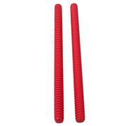 CORHAD 2 Pièces Bâtons de Rythme Bois pour Garçon Fille Rouge Instruments de Percussion Créatifs et Sécurisés pour Éducation Musicale et Développement Cognitif