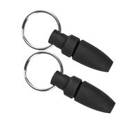 CORHAD 2 Pièces Cigar Punch Tool Portable Silicone Mini Keychain Hole Opener Lightweight Travel For Precise Cutting