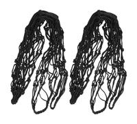 CORHAD 2 Pièces Filet à Foin pour Cheval et Chèvre Contenant d'Alimentation Suspendu Capacité Importante Mangeoire Lente Résistante pour Écurie et Extérieur Réduit le Gaspillage et