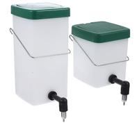 CORHAD 2 Pièces Fontaine à Eau pour Lapin Anti-Goutte Distributeur Eau Automatique pour Lapin Facile à Nettoyer Utiliser