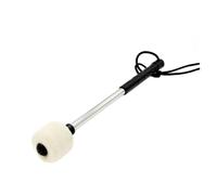 CORHAD 2 pièces Maillets de Batterie Feutre de Laine avec Manche Acier Inoxydable Accessoire Percussion pour Caisse Claire et Confortable