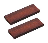 CORHAD 2 Pièces Manche de Couteau en Bois de Santal Vierge, Matière Première Stable Design Ergonomique, pour Fabrication de Manches de Couteaux Cuisine Élégants