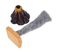 CORHAD 2 Pièces Modèle Éducatif Volcanique et Tornade Décoration Réaliste pour Table de Sable Outil Exploration des Catastrophes Naturelles Stem Interactif pour Garçon Fille Maison et