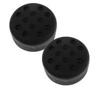 CORHAD 2 pièces Patins à roulettes butées de Frein Caoutchouc Blocs de Frein Robustes pour Patins Roues Performance de Frein améliorée Usage intérieur et extérieur kit de Remplacement
