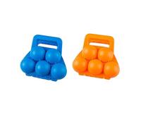 CORHAD 2 Pièces Pince à Boules de Neige Plastique Antidérapante et Antigel Hiver Extérieur pour Garçon Fille Lot de Fabricant Rapide de Boules de Neige Ergonomique pour