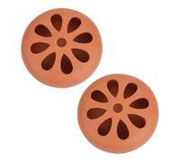 CORHAD 2 Pièces Support Brûleur Terre Cuite pour Portable et Résistant Diffuseur Sûr pour Extérieur et Maison
