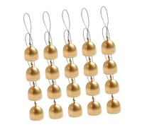 CORHAD 20 pièces Mini Cloche Alliage pour DIY Décorations de Noël Carillons pour Portes Fenêtres et Jardins Clair et Accessoires pour Attrape-rêves et Sapins