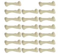 CORHAD 20 pièces Mini Ossements Décoratifs Halloween Accessoires Blancs pour Décoration de Fête Bricolage DIY Ambiance Effrayante Ornements Squelette Originaux pour Halloween et Farces