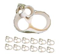 CORHAD 20 pièces Tranches de Coquilles de Mer Naturelles pour Décoration DIY Accessoires Vêtements Artisanat et Résistant Décoloration Projets Thème Océan Plage