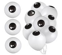 CORHAD 200 Pièces Lot de Ballons Œil Latex Décorations de Fête Halloween et Noël Ballons Gonflables Festifs pour Décoration de Porte Mur et Plafond