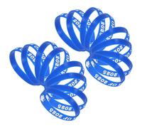 CORHAD 24 Pièces Lot de Bracelets Silicone pour Remise Diplôme Class Of Bracelets Élastiques Durables et Confortables Accessoires Souvenirs pour Événements de Graduation