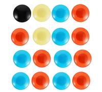 CORHAD 27 Pièces Aimants de Remplacement Football 27 Pcs 32 MM pour Tableau Magnétique de Stratégie, Kit Accessoires D’Entraînement Couleurs Variées Rouge Bleu Jaune Noir, Usage Éducatif
