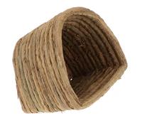 CORHAD 2livres Nid Paille Tressée pour Poules Pondeuses Maison De Sommeil pour Petits Animaux pour Hamsters Et Chinchillas Confortable Et Facile à Nettoyer Moyenne