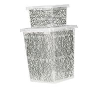 CORHAD 2pièces Boîte Multi-Fonctionnelle pour Reptiles Et Insectes Habitat De pour Mantes Et Lézards Observation Facile Design Ventilé Parfait pour Petits Animaux