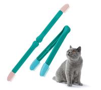 CORHAD 2pièces Kit De Nettoyage Des Yeux Pour Brosse Douce Pour Éliminer De Poils Morts Bleu Et Facile à Transporter