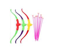 CORHAD 3 Ensembles Arc et Flèches Garçon Fille Jeu Tir Plein Air avec Flèches Ventouse Léger et Sûr pour Garçons Filles Couleur Aléatoire Couleur Aléatoire