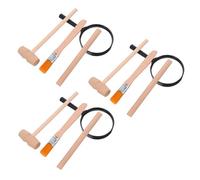 CORHAD 3 Ensembles Kit de Fouille Garçon Fille avec Marteau Burin Brosse et Loupe Outils de Creusement Sécurisés pour Activités Manuelles et Découvertes Archéologiques Éducatives pour