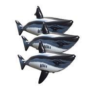 CORHAD 3 pièces Jouets Gonflables Requin PVC Jouets de Natation et Pataugeoire pour Garçon Fille Résistants et Faciles à Gonfler pour Piscine et Plage