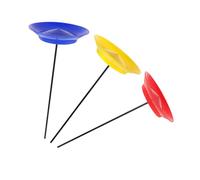 CORHAD 3 pièces Set de Assiettes de Jonglerie Légères et Baguettes pour Adultes Outils Entraînement Coordination et Intégration Sensorielle pour Spectacles et Animation