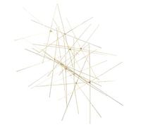 CORHAD 30 pièces Lot de Formes Flocons de Métal Fil Cuivre pour Bijoux DIY et Décorations Sapin Noël Cadres Branches pour Artisanat Créatif et Ornements Festifs