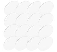 CORHAD 30 pièces Miroirs Autocollants Muraux Ovales Acrylique Auto-adhésifs Décoration DIY pour Salon Salle de Bain Effet Miroir Léger et Résistant Kit
