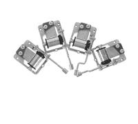 CORHAD 4 Pièces 4 Mécanismes à Manivelle pour Boîte à Musique Gris Argenté, Pièces de Rechange DIY 4 Pcs, Noyau Musical Manuel Mélodies Ciel, Lettre à Élise, pour Réparation et