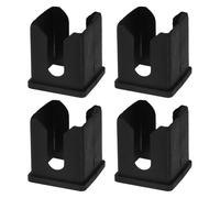 CORHAD 4 Pièces Accessoire 2,5 Noir Extérieure Plastique Tente pour en Grip Antidérapant, Support pour Cm et Camping et Événements en Plein Air