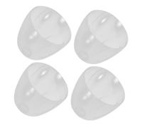 CORHAD 4 Pièces Couvercles Larges pour Biberons de Remplacement Réutilisables Protection Hygiénique Polyvalente pour Biberons à Large Goulot et Autres Contenants