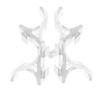 CORHAD 4 pièces Crochets de Fixation Aluminium pour Étagères de Congélateur Supports Robustes Compatibles Réfrigérateur Installation Facile et Sécurisée Accessoires Rangement Congélateur