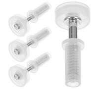 CORHAD 4 Pièces de Pivots Métalliques pour Portes Pliantes Doubles Quincaillerie de Porte Pliante pour Placard Kit de Charnières Pivot et Inférieur Robustes et Fonctionnels