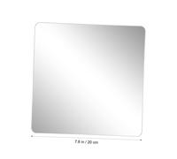 CORHAD 4 pièces Lot de Miroirs Carrés Autocollants Acrylique Inaltérables Miroirs Muraux Auto Adhésifs Faciles à Poser pour Décoration Salle de Bain Chambre Bureau