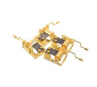 CORHAD 4 Pièces Mécanisme de Boîte à Musique à Manivelle Doré, Lot de 4 Pièces, Mouvements Manuels Mélodies Le Château Le Ciel, pour Élise, Voyage de, pour Création et Réparation de