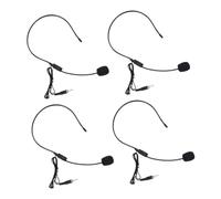 CORHAD 4 Pièces Microphone Casque Filaire à Vis Microphone Tête pour Amplificateur Vocal Adaptable et Stable pour Conférences et Enseignement