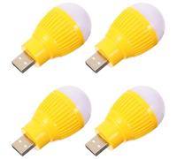 CORHAD 4 pièces Mini Lampe LED USB Portable Veilleuse de Voyage Multifonction Lumière Appoint Urgence Chaude pour Bureau et Camping