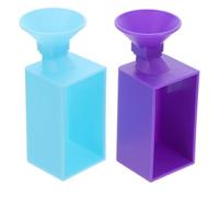 CORHAD 4pièces Entonnoirs de Forage pour Art Diamant Outils de Tri et Organisation Précise pour Perles Rondes et Carrées Accessoires de Rangement Compacts pour DIY Peinture Diamantée